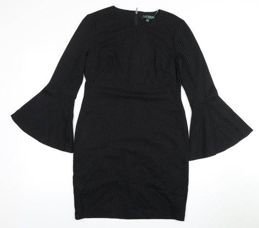 Ralph Lauren Women's Black Sheath Dress, Size 4