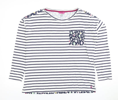 Womens UK Size 12 Joules Multicoloured Basic T-Shirt