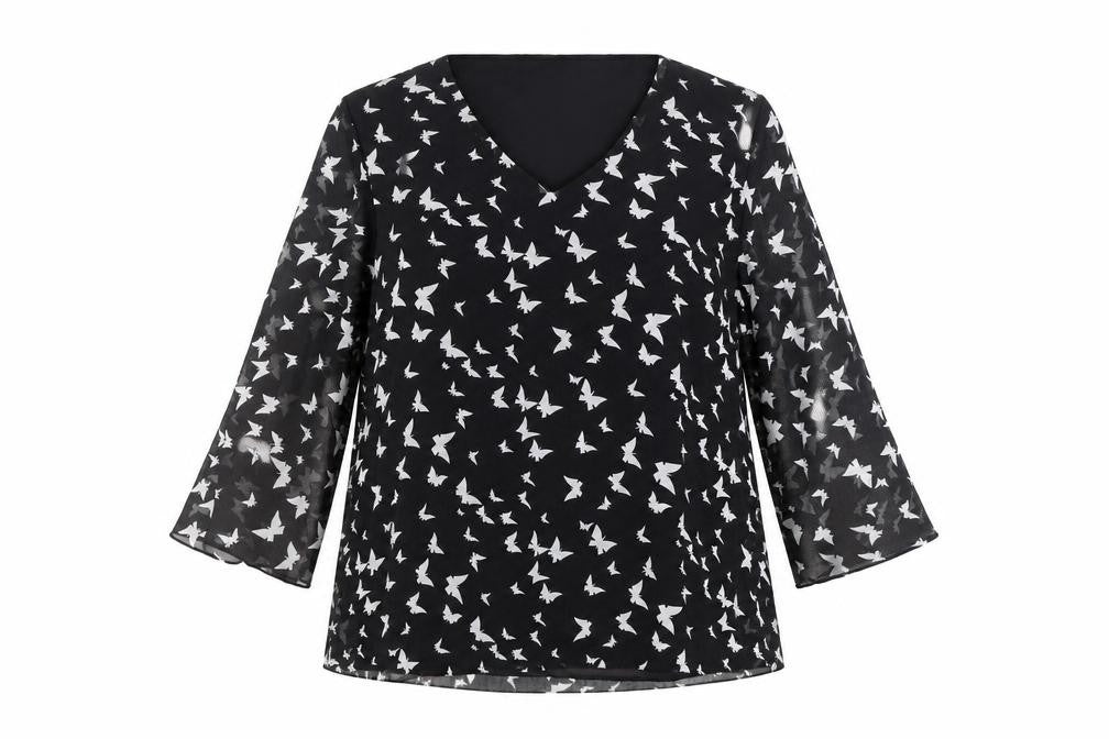 Womens UK Size 18 Annabelle Black  Blouse