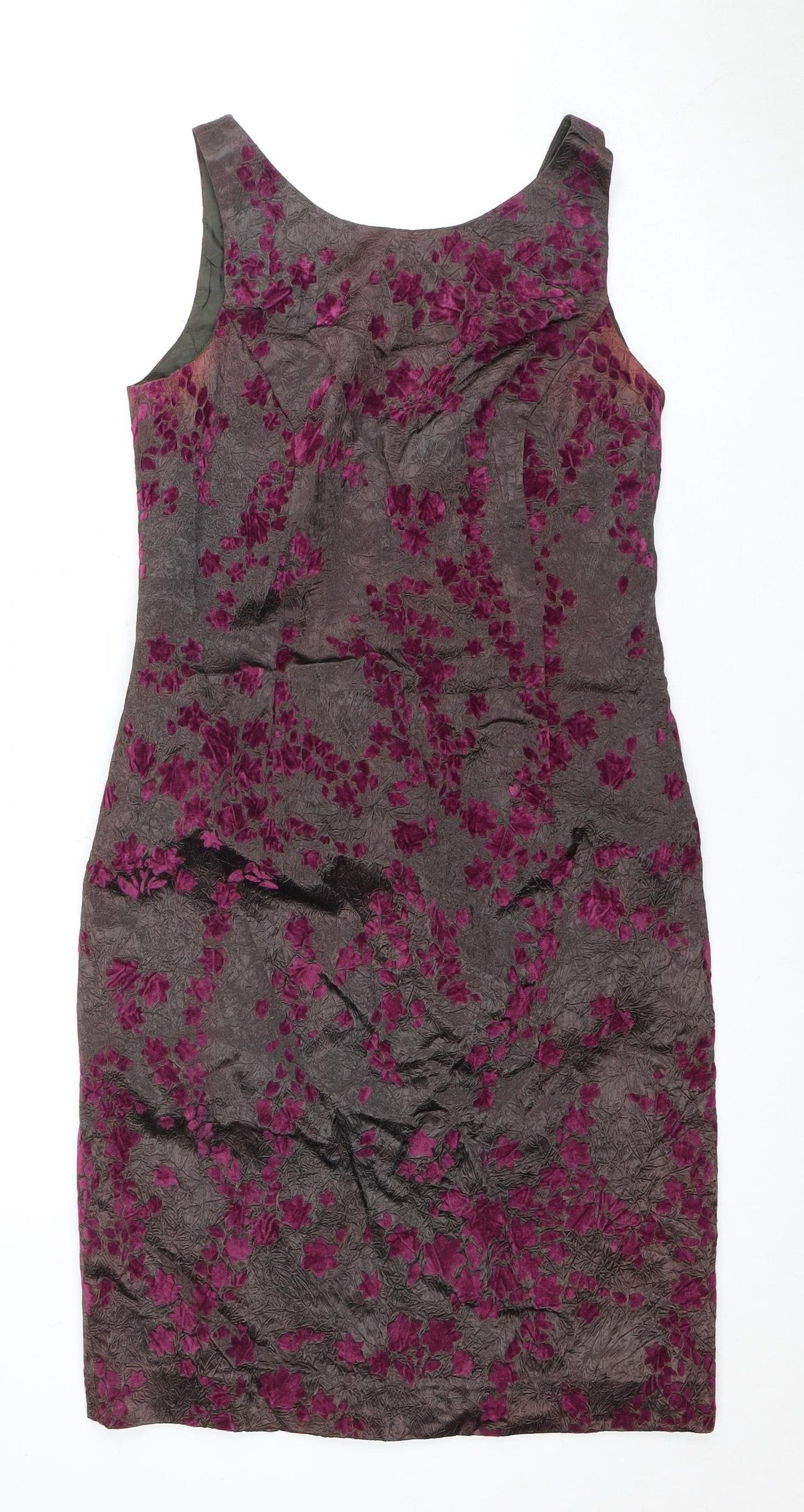 Hobbs Women’s Multicoloured Sheath Dress Size 12