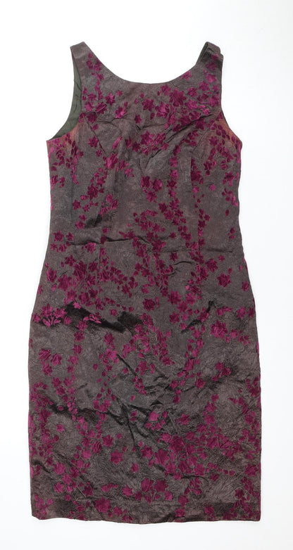 Hobbs Women’s Multicoloured Sheath Dress Size 12