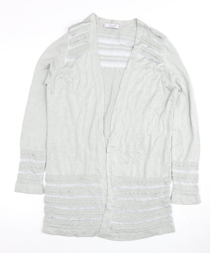 Womens UK Size 10 Marks and Spencer Grey Cardigan Jumper
