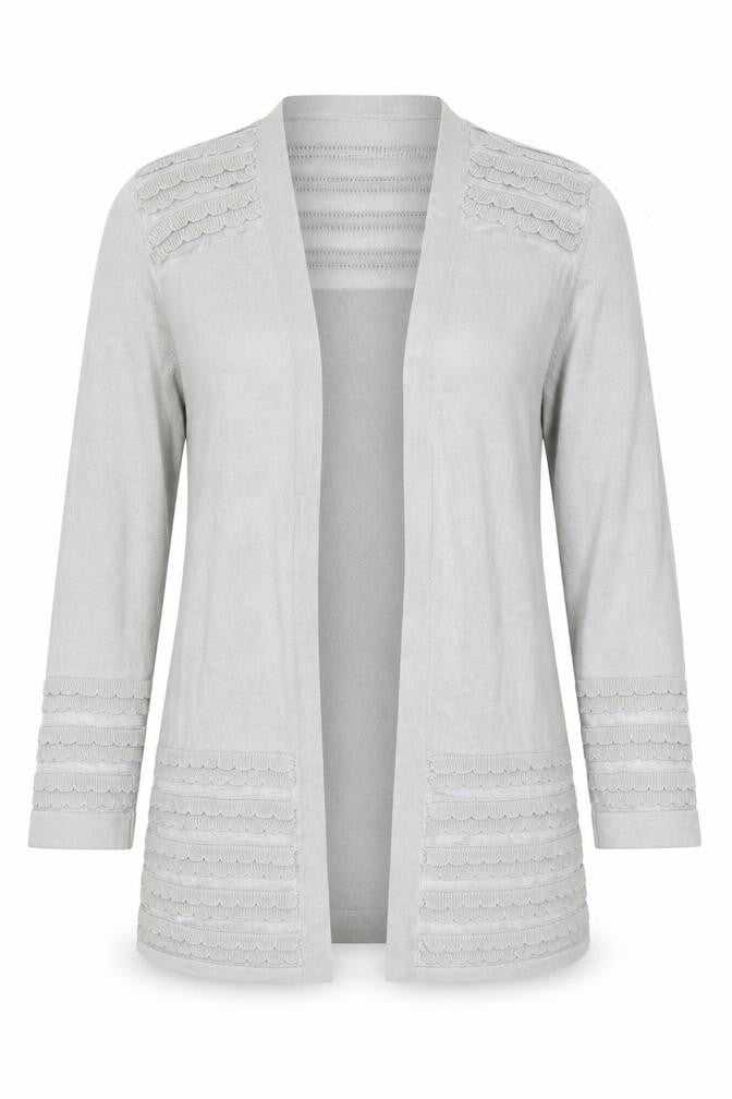 Womens UK Size 10 Marks and Spencer Grey Cardigan Jumper
