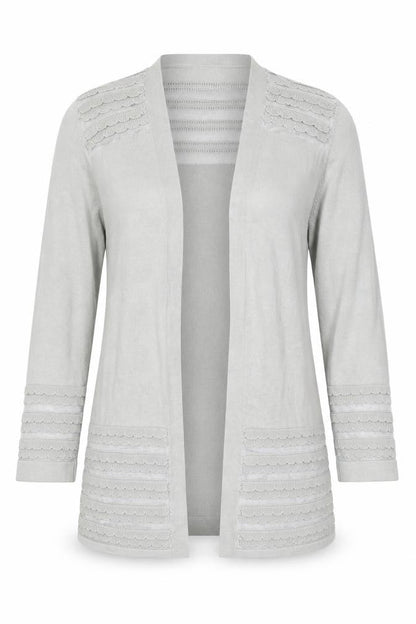 Womens UK Size 10 Marks and Spencer Grey Cardigan Jumper