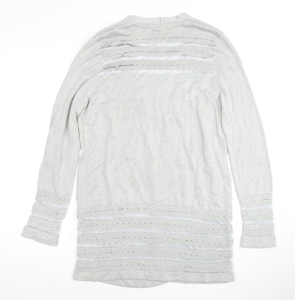 Womens UK Size 10 Marks and Spencer Grey Cardigan Jumper