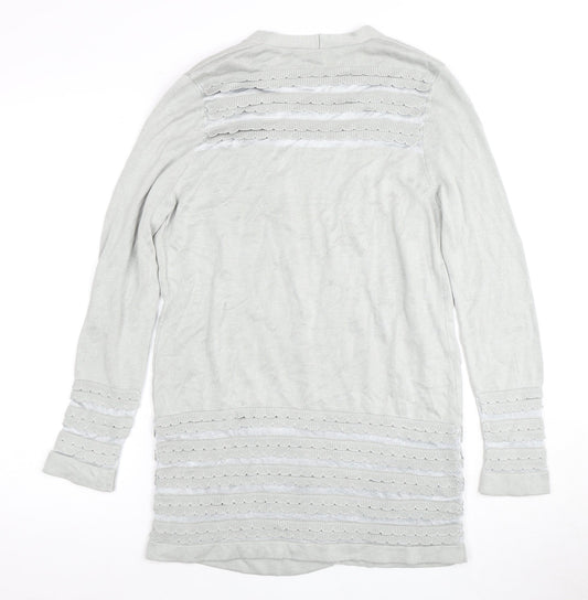 Womens UK Size 10 Marks and Spencer Grey Cardigan Jumper