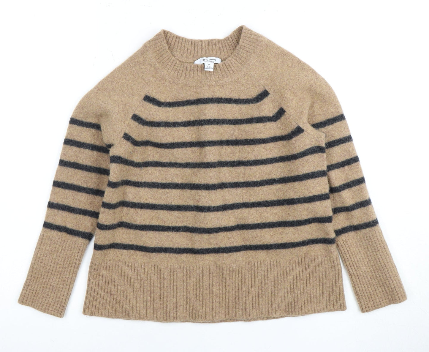 Womens UK Size M NEXT Beige Pullover Jumper