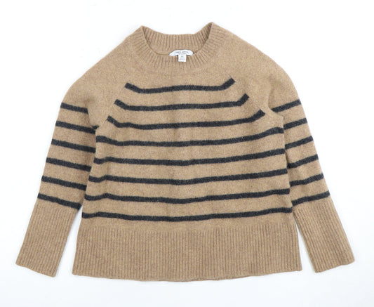 Womens UK Size M NEXT Beige Pullover Jumper