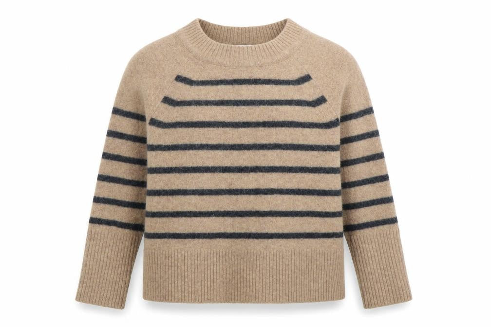Womens UK Size M NEXT Beige Pullover Jumper