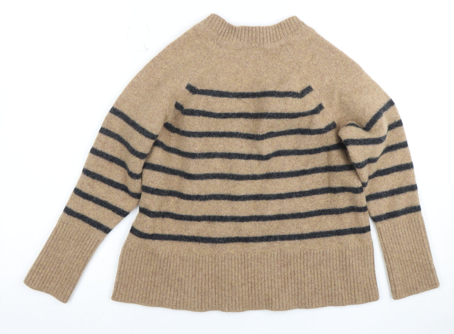 Womens UK Size M NEXT Beige Pullover Jumper