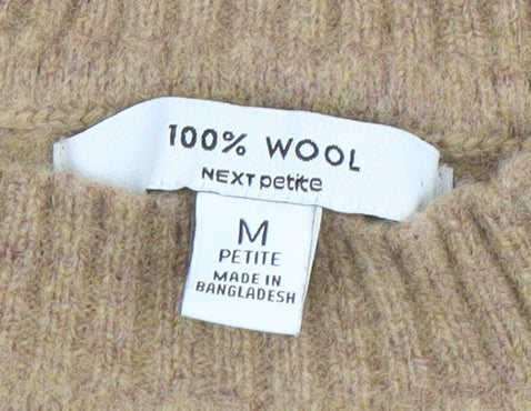Womens UK Size M NEXT Beige Pullover Jumper