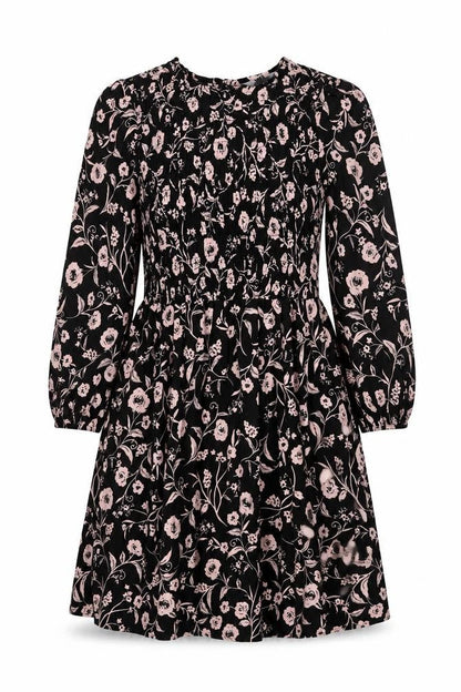 Dorothy Perkins Women's Black Floral Dress Size 12