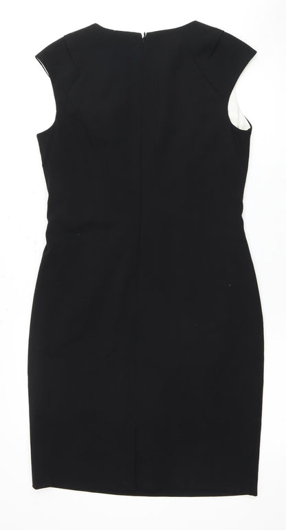 Calvin Klein Women's Black Sheath Dress Size 8