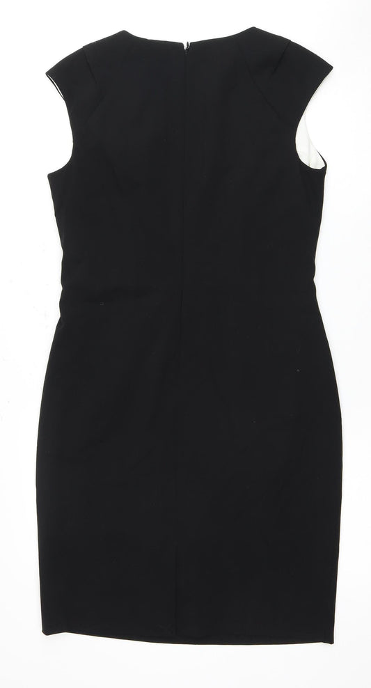 Calvin Klein Women's Black Sheath Dress Size 8