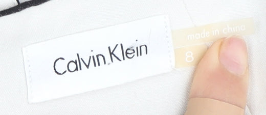 Calvin Klein Women's Black Sheath Dress Size 8