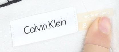 Calvin Klein Women's Black Sheath Dress Size 8