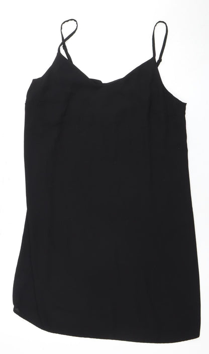 New Look Women's Black Slip Dress Size 12