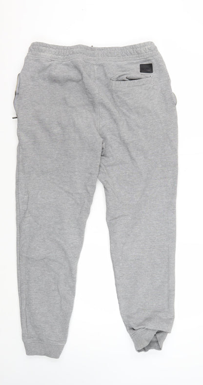 Firetrap Men's Grey Joggers M Size with Pockets