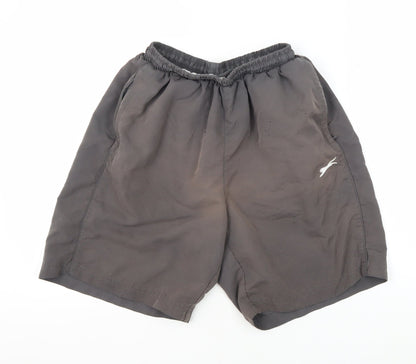 Slazenger Men's Grey Athletic Shorts M Activewear