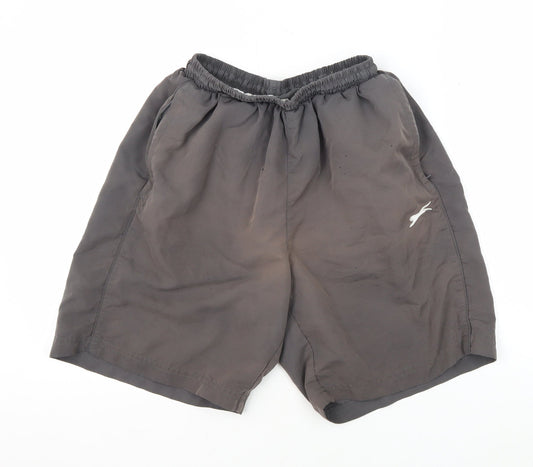 Slazenger Men's Grey Athletic Shorts M Activewear