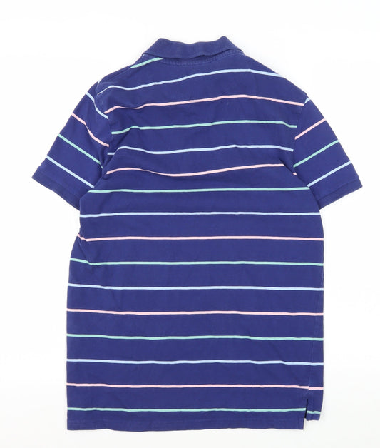 U.S. Polo Assn. Men's Blue Striped Polo Shirt S