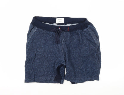 Redtag Men's Blue Sweat Shorts Medium Casual Cotton