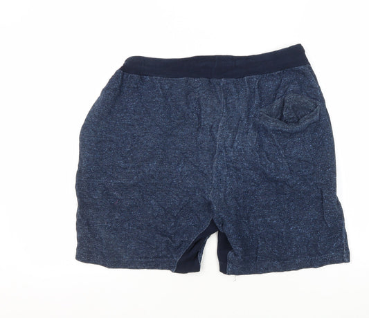 Redtag Men's Blue Sweat Shorts Medium Casual Cotton