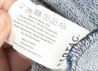 Redtag Men's Blue Sweat Shorts Medium Casual Cotton