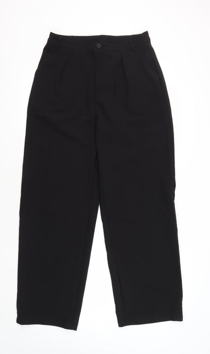 Dazy Women's Black Trousers, Size L, Polyester