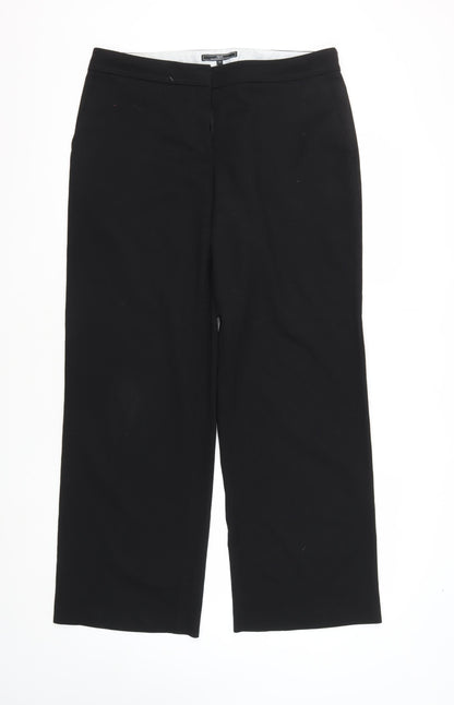 Womens UK Size 12 NEXT Regular Fit  Black Trousers