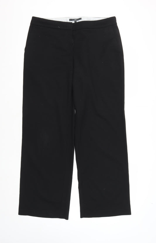 Womens UK Size 12 NEXT Regular Fit  Black Trousers
