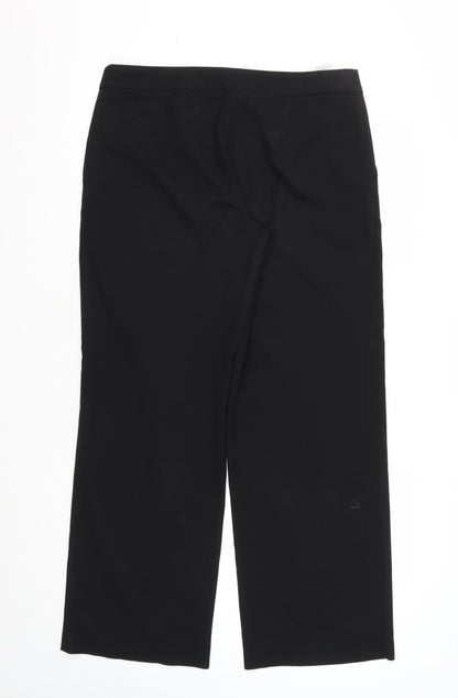 Womens UK Size 12 NEXT Regular Fit  Black Trousers