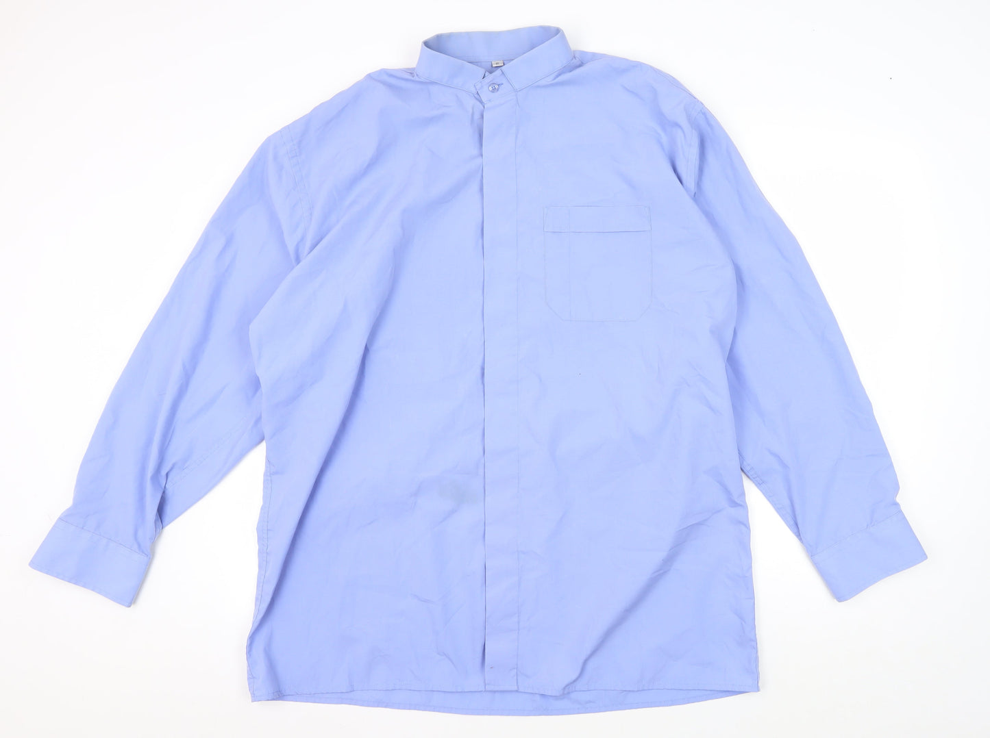 Reliant Men's Blue Long Sleeve Button-Up Shirt