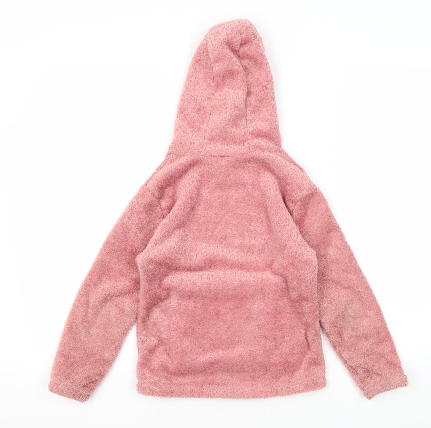 Mountain Warehouse Girls Pink Fleece Hoodie Size 7 Years