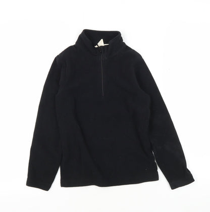 Mountain Warehouse Girls Black Fleece Pullover, 8 Years