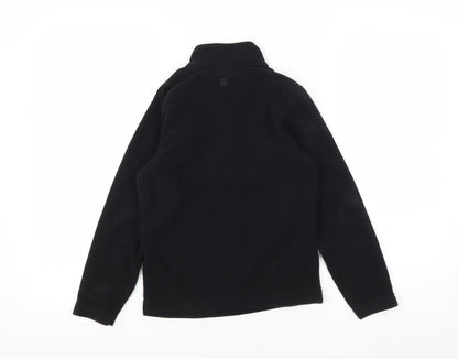 Mountain Warehouse Girls Black Fleece Pullover, 8 Years