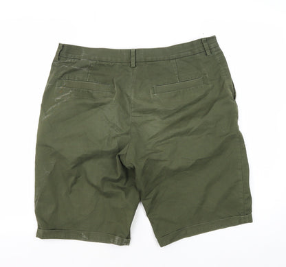 COS Men's Green Shorts, Size 40, Zip Closure