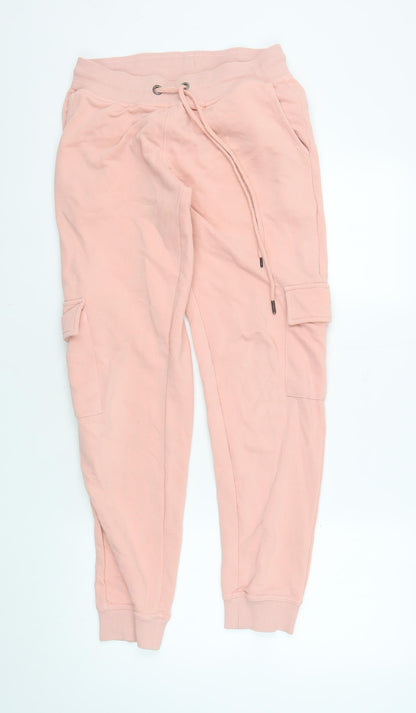 Womens UK Size M Aero Relaxed Fit Jogger Pink Trousers