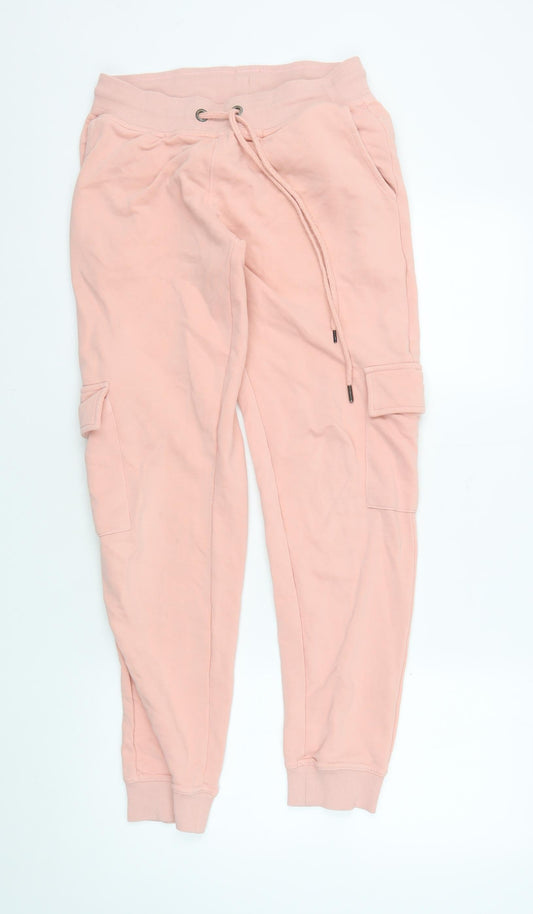 Womens UK Size M Aero Relaxed Fit Jogger Pink Trousers