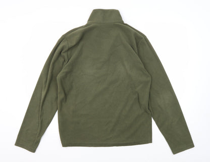 Mens UK Size S Regatta Green 1/4 Zip Sweatshirt