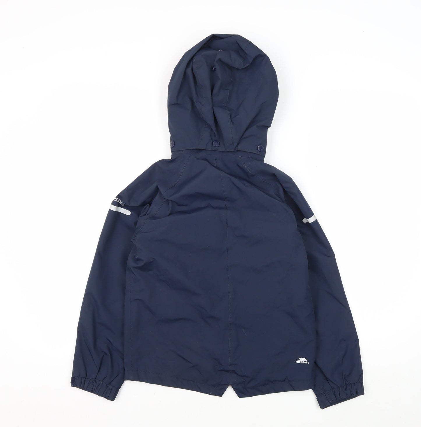 Trespass Girls Blue Waterproof Parka Jacket 7-8 Years