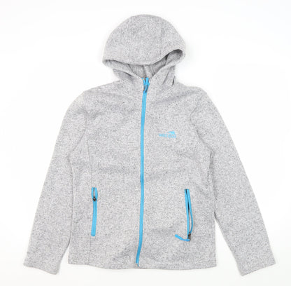 Wild Kiwi Grey Women's Basic Jacket, M, Hooded, Outdoor