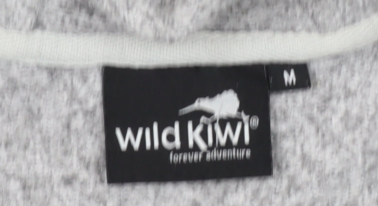 Wild Kiwi Grey Women's Basic Jacket, M, Hooded, Outdoor