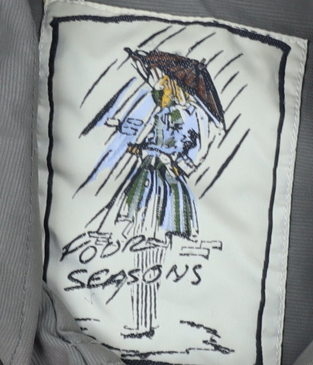 Four Seasons Women's Green Parka Coat M