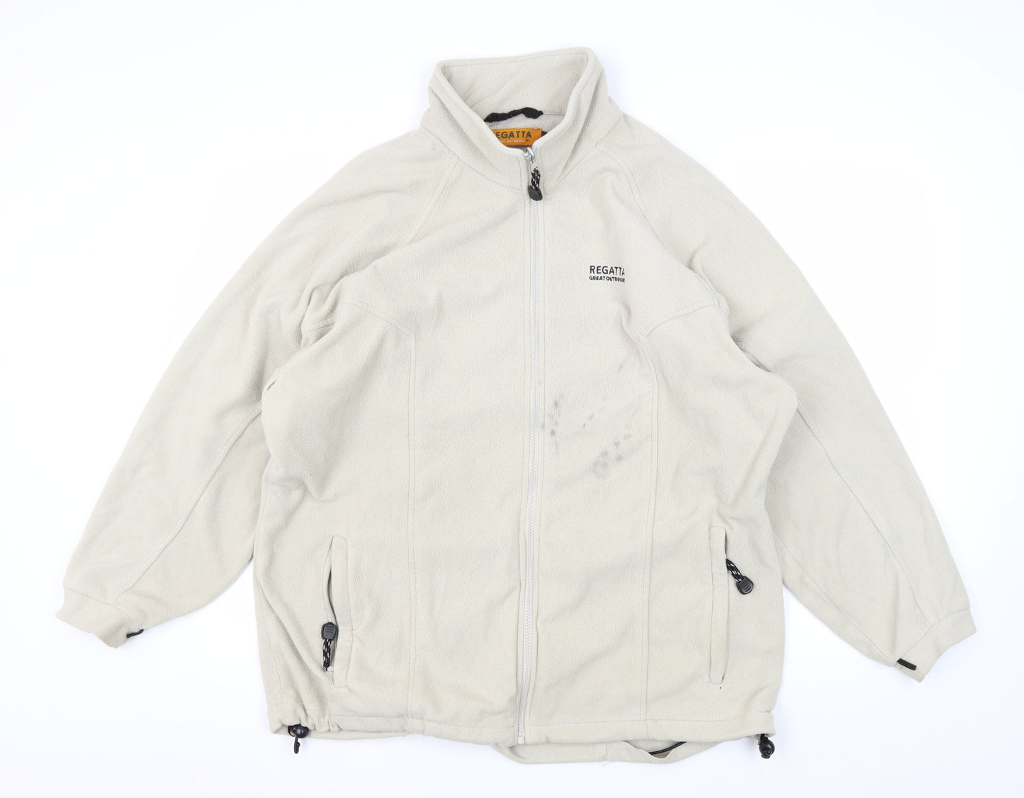 Regatta Beige Mid-Length Fleece Jacket S Unisex