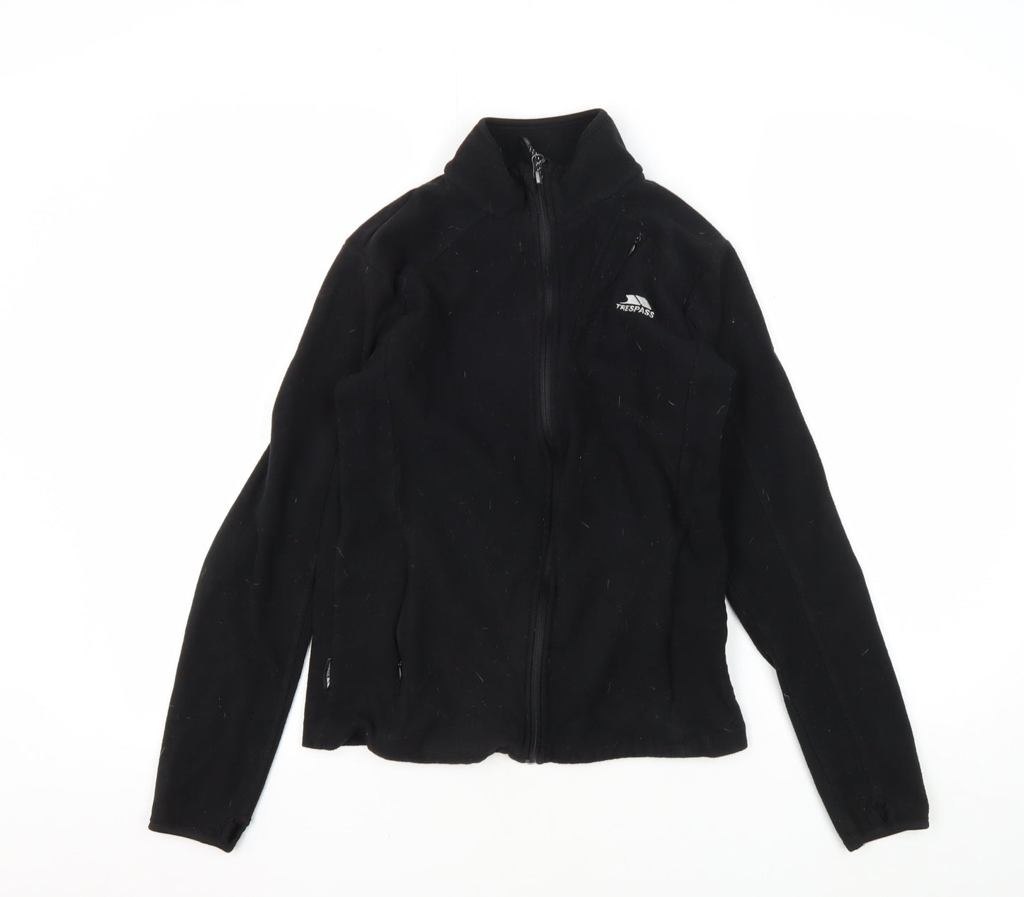 Trespass Women's Black Full Zip Jacket Size 10 Activewear