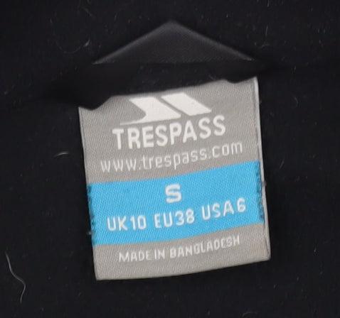 Trespass Women's Black Full Zip Jacket Size 10 Activewear