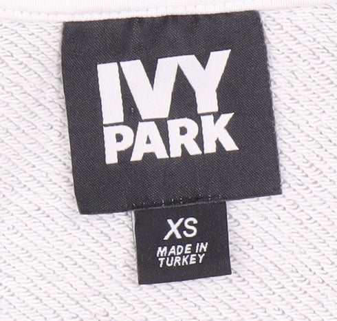Ivy Park Women's Grey XS Hooded Pullover Hoodie