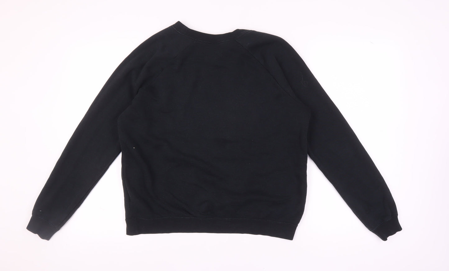 Nike Unisex Black M Pullover Logo Sweatshirt Casual