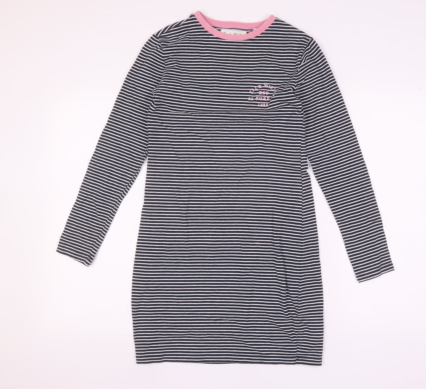 Jack Wills Women's Stripe T-Shirt Dress Size 8